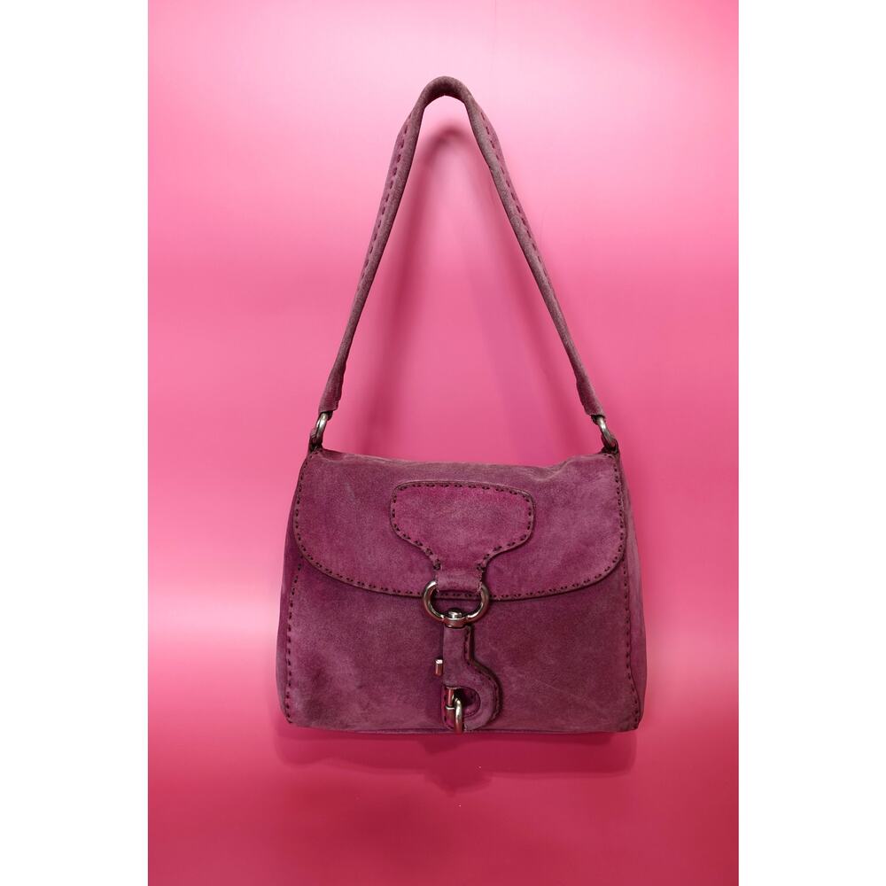 Prada Scamosciato Suede Shoulder Bag